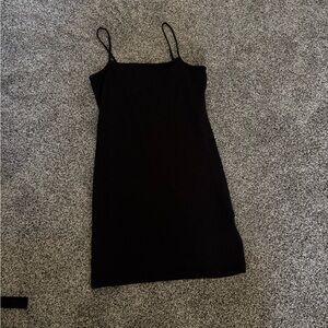 H&M Divide Black Mini Dress